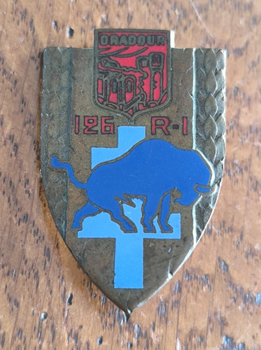 Insigne 126 régiment - insigne,