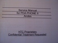 MANUEL D'ENTRETIEN HTC