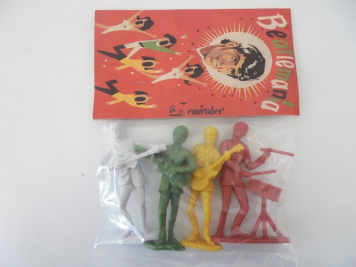Figurines beatles pvc - figurines,