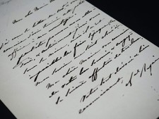Achille BAZAINE - lettre
