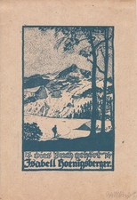 Exlibris Livre D'Ex-Libris Hochdruck Willibald Kress Skieur Montagnes