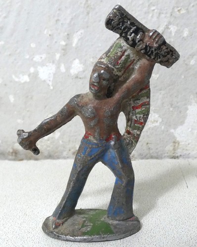 Figurine plomb western indien - figurine,