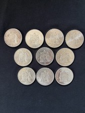 10 Belles pièces de 50 Francs