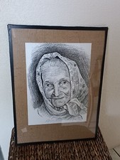 Tableau Fusain Encre D'une