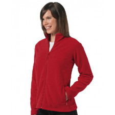 Veste polaire femme rouge