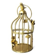 Oiseau moineau métal - moineau, cage