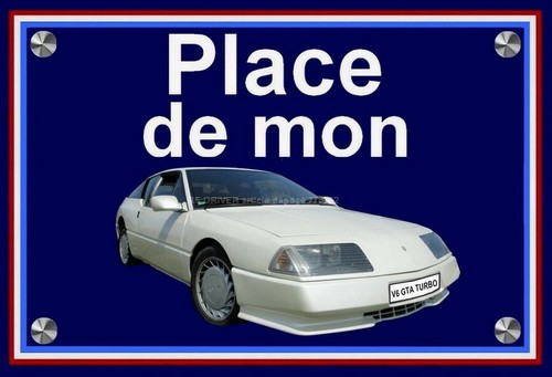 Plaque place mon alpine - place,