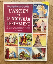L'encyclopédie par le timbre Ancien et Nouveau Testament Un livre d'or 1956