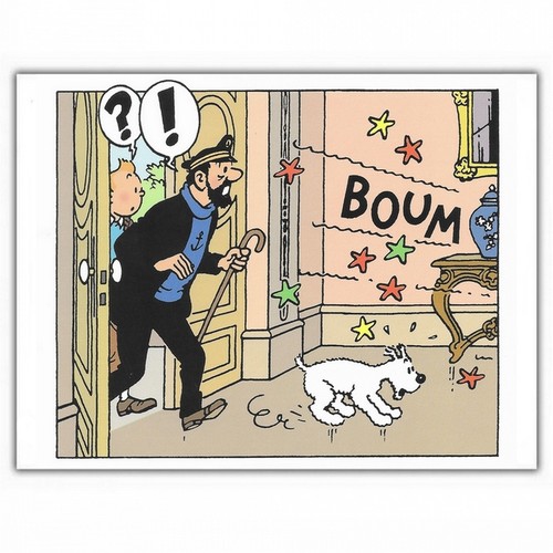 Moulinsart tintin haddock - tintin,,