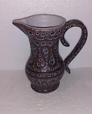 MAGNIFIQUE CRUCHE. VERSEUSE.  CERAMIQUE JEAN AUSTRUY VALLAURIS ANNEE 1950-1960