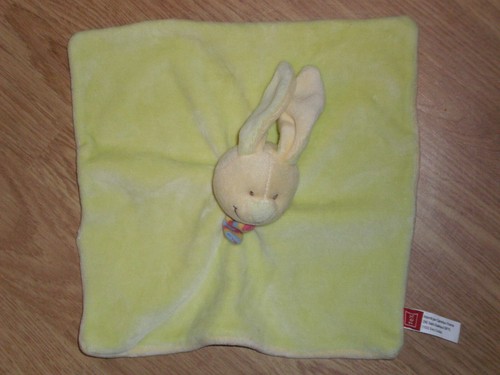 Doudou peluche plat carré - carré, tex