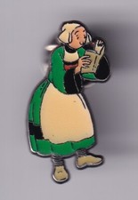 RARE PINS PIN'S .. BD COMICS BRETAGNE BREIZH BECASSINE PINCHON CORNER 1990 ~FY
