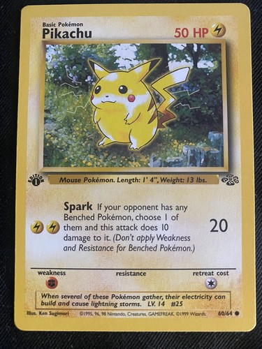 Pikachu jungle 1st - 60/64,