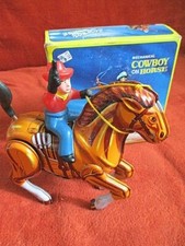 JOUET COWBOY SUR SON CHEVAL