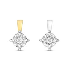 Pendentif Femme Or Blanc/Jaune