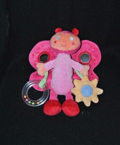 Peluche doudou papillon