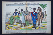 Napoléon à Montereau Gravure
