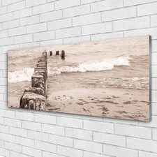 Tableau mural Image sur Plexiglas® 125x50 Architecture Mer Plage