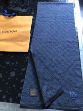 Écharpe Étole Laine Soie Louis Vuitton Paris Foulard + Grand Sac Carton Vuitton