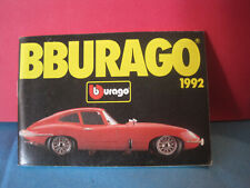 BURAGO SUPERBE CATALOGUE 1992 ~~63 PAGES BON ETAT