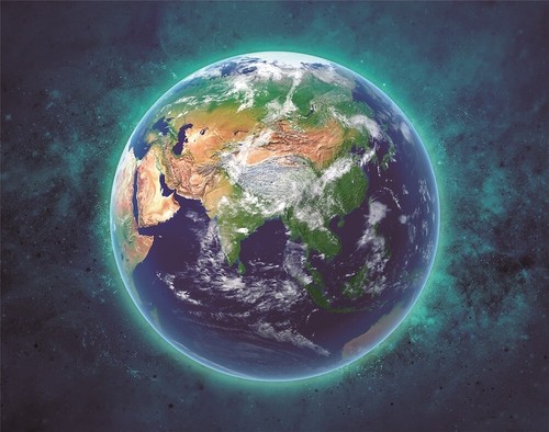 Aimant terre pour - 3d,