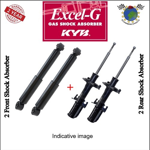 Kit amortisseurs avant - kit, +