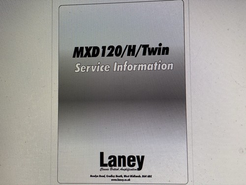 Laney mxd120 service - mxd120,