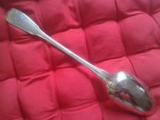 CUILLERE A RAGOUT Argent Massif Fermiers Généraux XVIIIème, Blason, Paris 164 g.