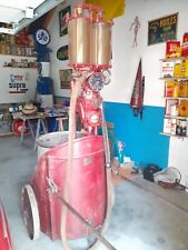 pompe à essence ancienne environ 1920 Type Char romain Satam