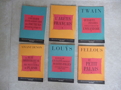Lot livres mille une - lot,