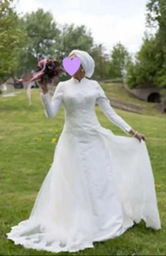 Robe mariée manches - de,