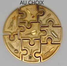 2010 2011 PATISSERIE GERARD MULOT PARIS LE PUZZLE FEVE METAL OR 2D au choix