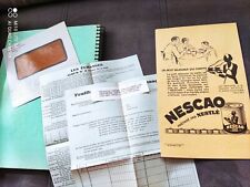 Album vignettes formulaire publicité 1933 Nestlé Nescao Cailler Kohler Gala 