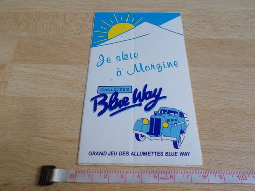 Autocollant gauloises blue way - autocollant,