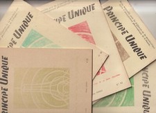 LOT 5 revues MACROBIOTIQUE PRINCIPE UNIQUE 1976/77  G. OHSAWA, Fr. RIVIERE.  BE