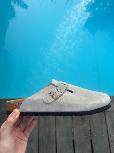 Birkenstock boston gray - birkenstock,