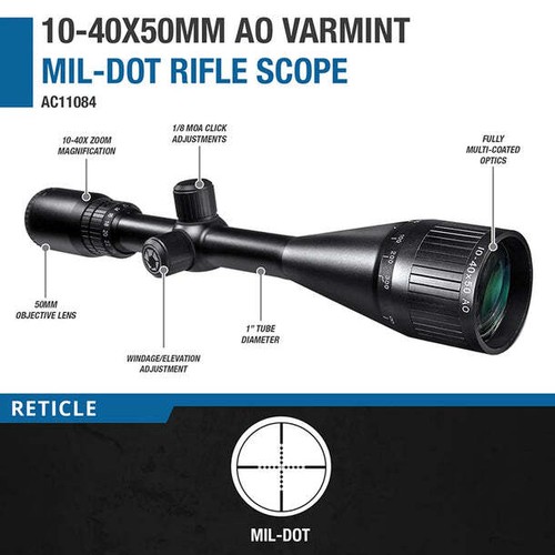 Barska 40x 50mm - ao, varmint