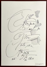 Saul Steinberg lithographie sur vélin Bucarest New Yorker New York surréalisme