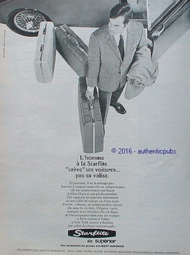 Publicite starflite valise - publicite,