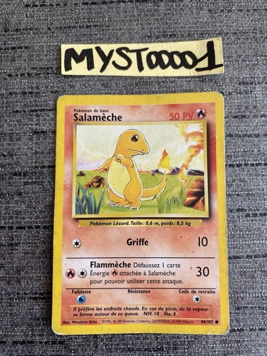 Carte pokemon salameche 102 - salameche, 46/102