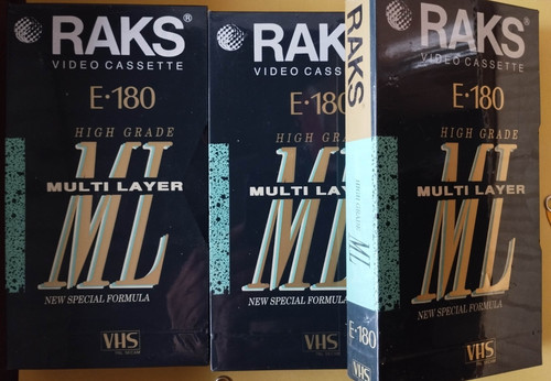 Lot cassette vidéo - 3, vhs