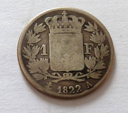 Franc 1822 paris louis - 1822,