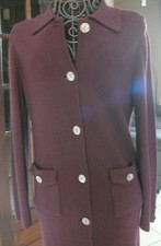 Gilet long Rodier taille M , bordeaux