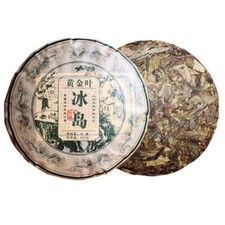357 g thé cru Yunnan Puerh Lceland feuilles d'or gâteau thé cru Pu'erh thé