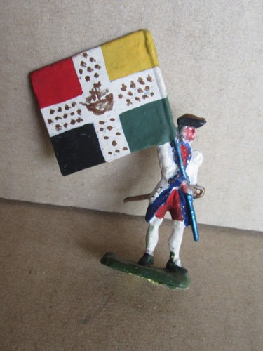 C341 plat etain soldat porte - c341,