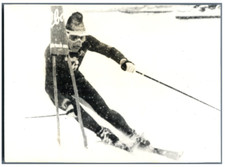 Jean Claude Killy, Jeux Olympique d'Hiver  Vintage silver print Tirage ar