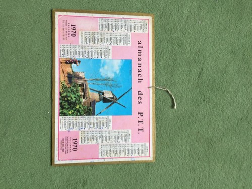 Calendrier almanach ptt 1970 - ptt,