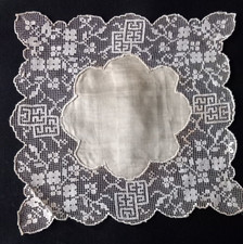 LINGE ANCIEN  MOUCHOIR  EN