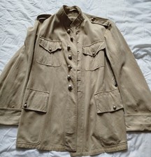 veste militaire sable WW2 Modèle 1920 /29 col aiglon French armée France 39/45