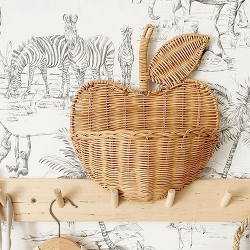 Panier osier rotin fleur - panier,